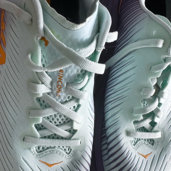 Hoka One Rincon 3 Blue Glass Chalk Violet Running (1119396 BGCV) W11 or M 9.5 - Picture 7 of 11